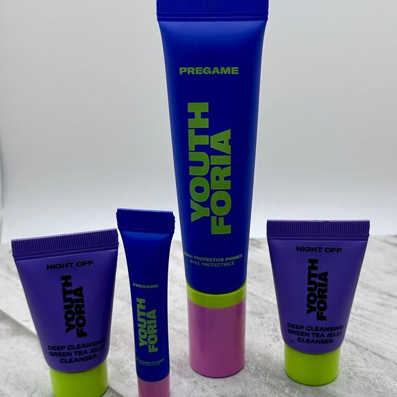 YouthForia Other - YouthForia 4 pc Bundle - Includes Pregame Primer & Night Off Cleanser - NEW